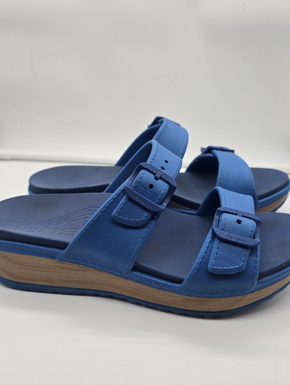 Dansko Women's EU Size 41 US 10 Shoes Sandals Slide Kandi Blue Mule